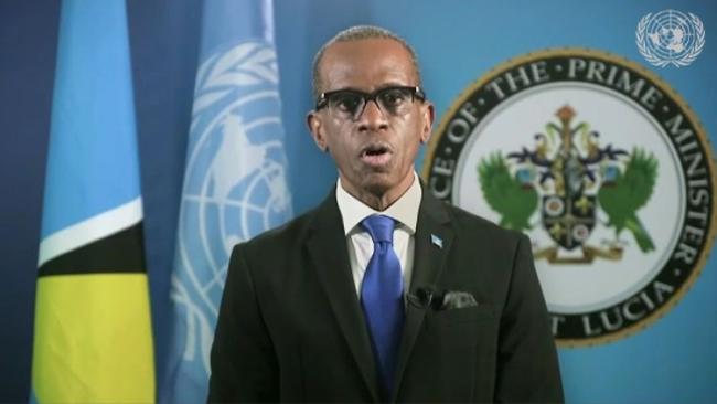 El primer ministro de Santa Lucía, Philip J. Pierre.