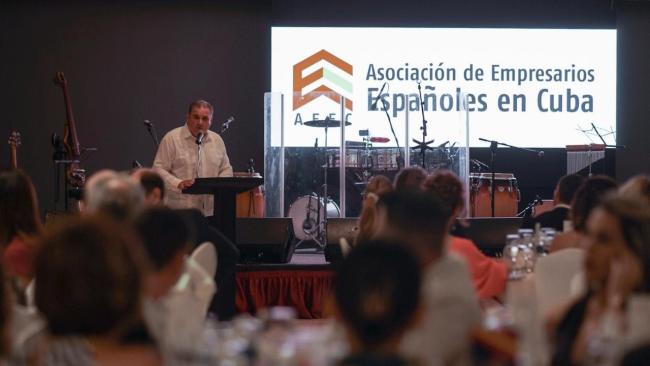 Reunión de la Asociación de Empresarios Españoles en Cuba.