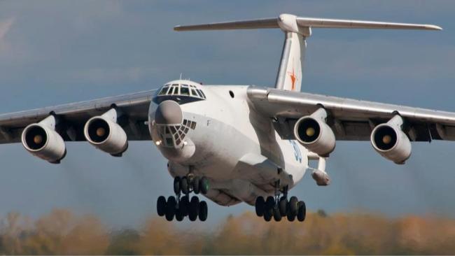 Un avión militar ruso.