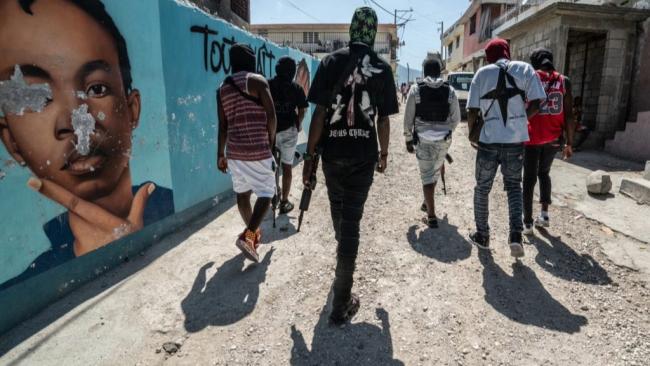 Integrantes de pandillas armadas en Haití.