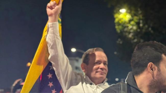 Juan Pablo Guanipa, opositor liberado mientras se aprobaba la Ley de Amnistía.