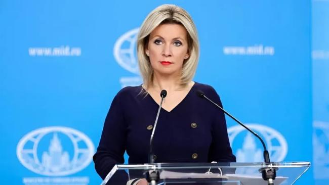 La portavoz de la Cancillería de Rusia, María Zajárova.