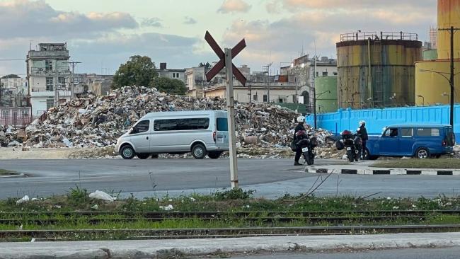 Un vertedero de basura en La Habana.