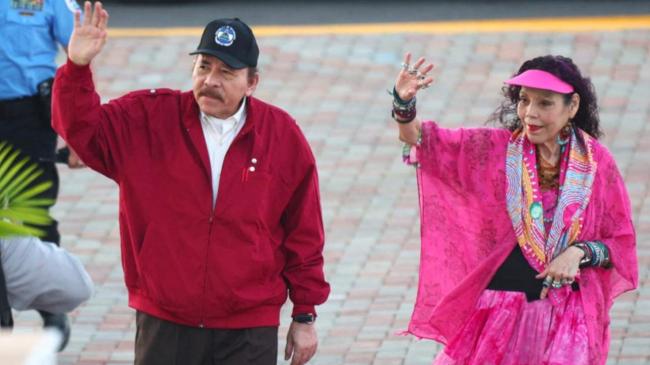 Daniel Ortega y Rosario Murillo.