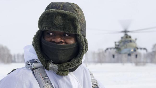 Mercenario extranjero en el Ejército de Rusia.