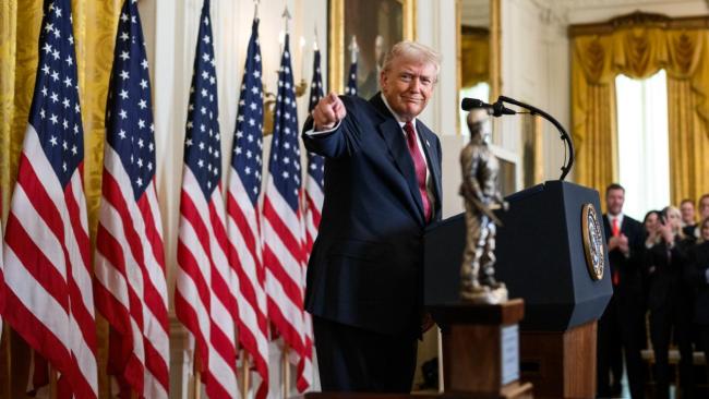 Donald Trump en la Casa Blanca.