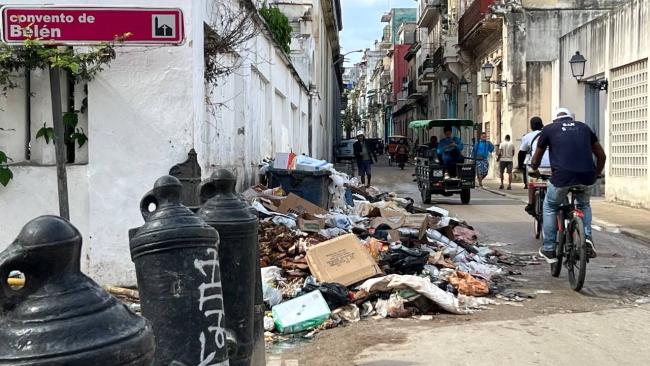 Una calle de La Habana Vieja.
