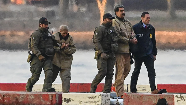 Nicolás Maduro y Cilia Flores capturados por EEUU.