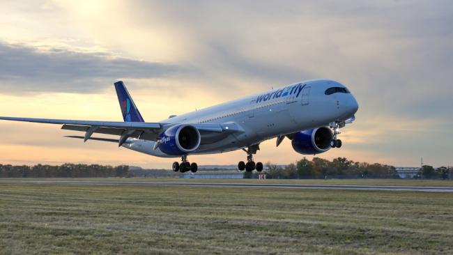 Avión de World2Fly.