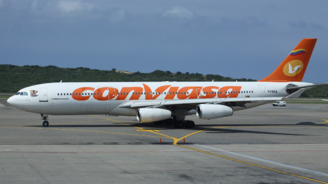 Aeronave de Conviasa.