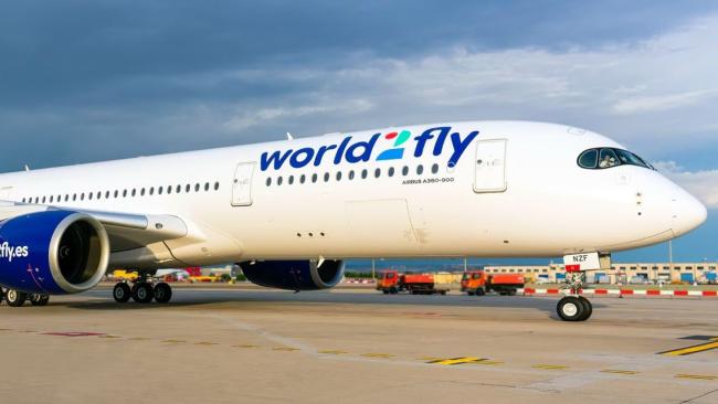 Avión de World2Fly.