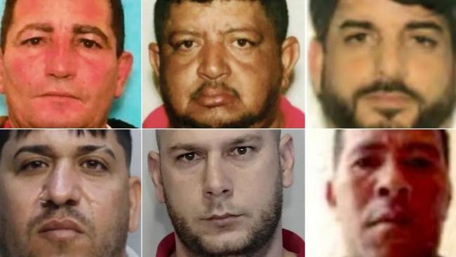 Víctor Rafael Arcia (segundo debajo) junto al resto de los miembros de la red.