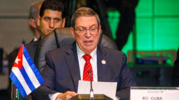 El ministro Bruno Rodríguez Parilla.