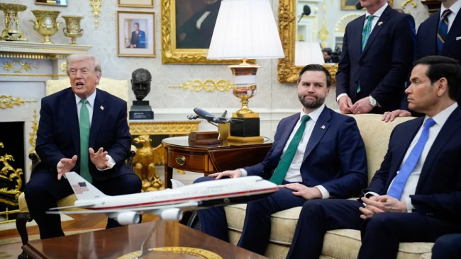 Reunión en la Casa Blanca el 17 de marzo.
