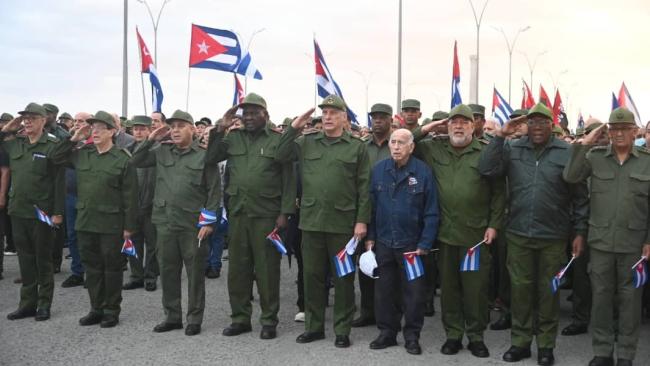 Parte de la cúpula del régimen de Cuba.