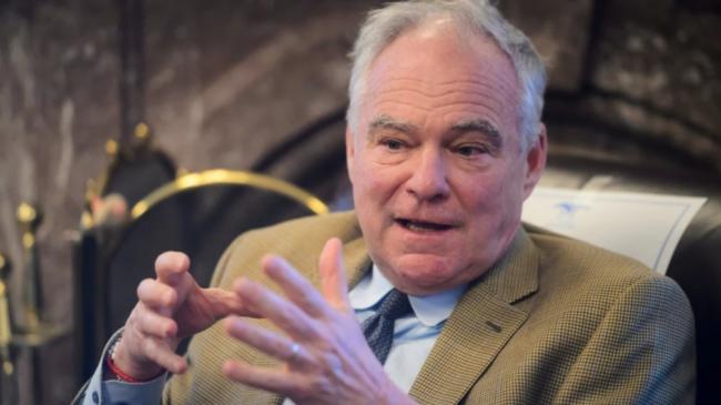 El senador demócrata por Virginia, Tim Kaine.