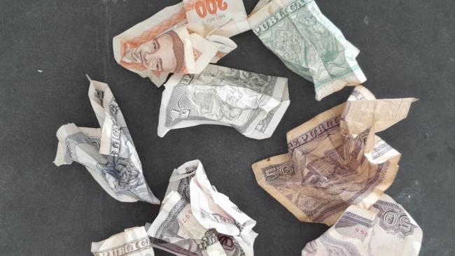 Billetes de pesos cubanos.