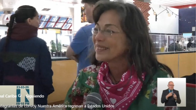Rosa María Segura, de Code Pink.