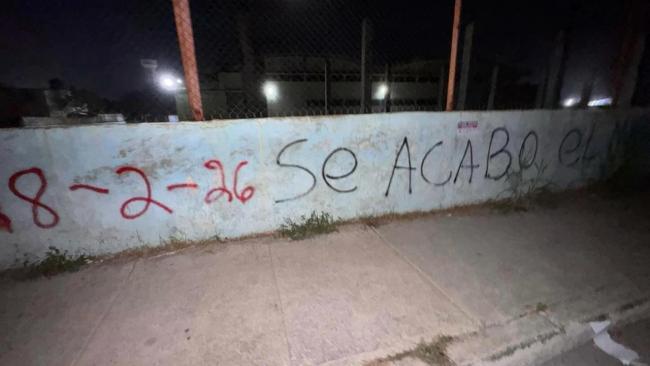 Pintada en el municipio Cerro.