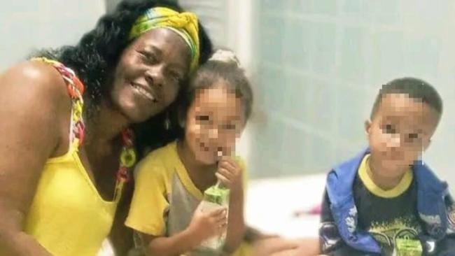 Samira y Siman junto a Margarita Díaz, directora del Hogar para Niñas y Niños sin Amparo Parental de Camagüey.