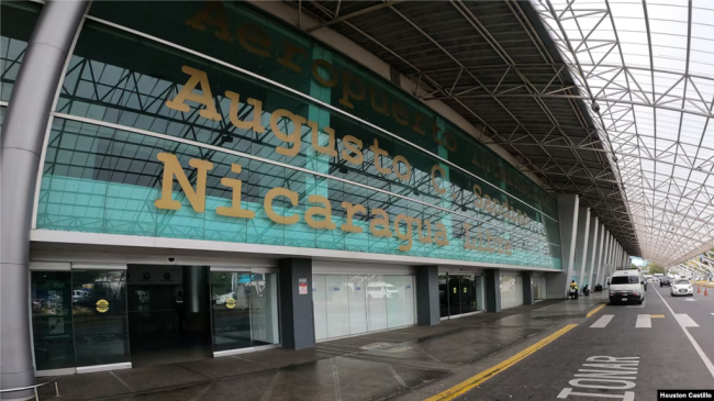 El aeropuerto Augusto César Sandino de Managua, Nicaragua.