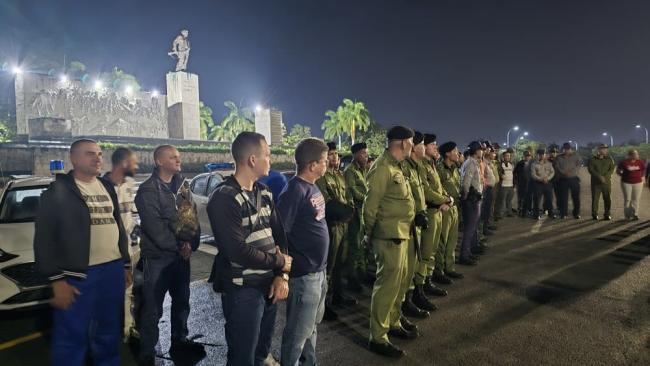 Despliegue militar en Santa Clara.