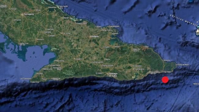 Localización del sismo de este viernes.