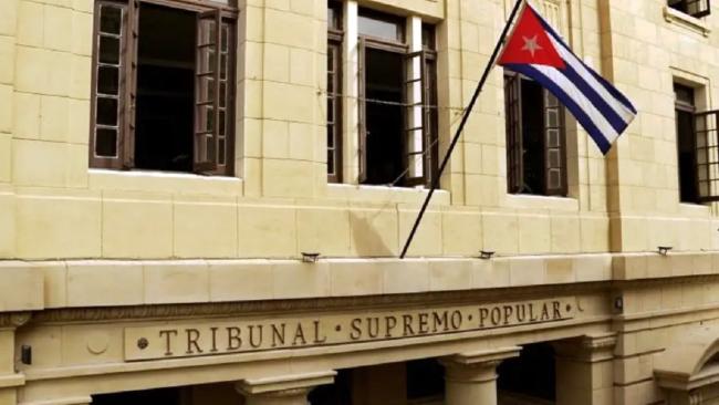 Edificio del Tribunal Supremo Popular en La Habana. 