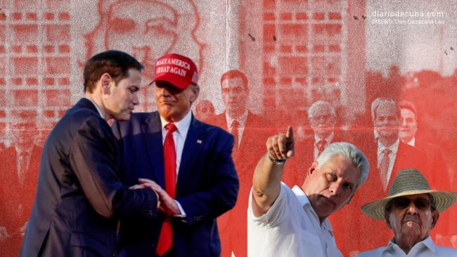 Ilustración sobre política EEUU-Cuba y su relación con España.