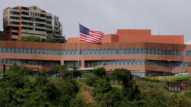 Edificio de la Embajada de EEUU en Caracas.