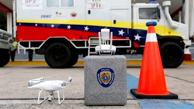 Drones en el sistema de vigilancia del chavismo.