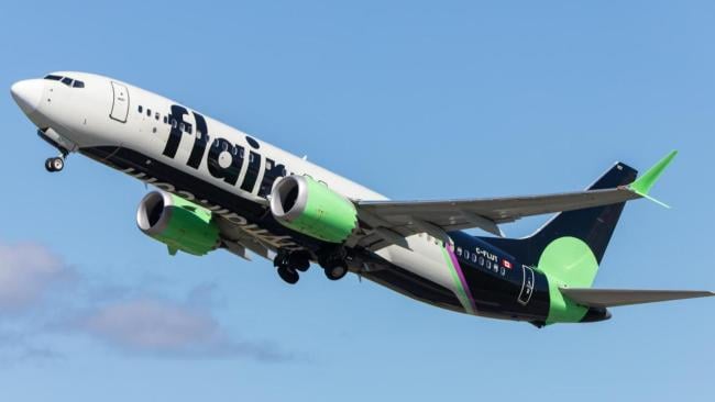Vuelo de Flair Airlines.
