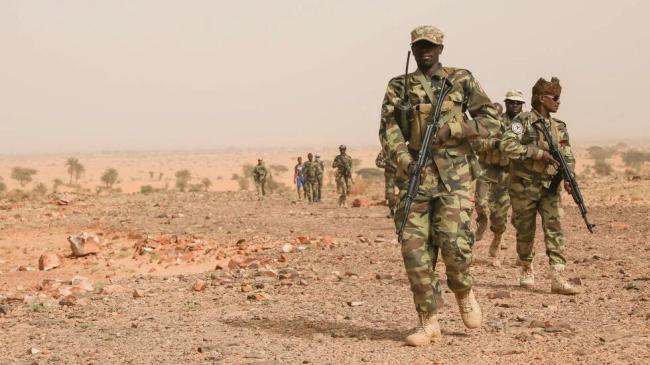 Tropas del Ejército de Chad.