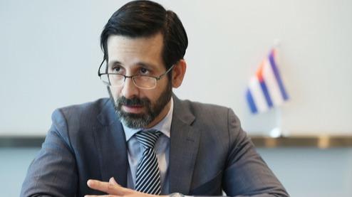 Claudio Monzón Baeza, embajador de Cuba en Corea del Sur.