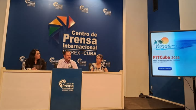 Presentación a la prensa de la Feria Internacional de Turismo FITCuba 2026.
