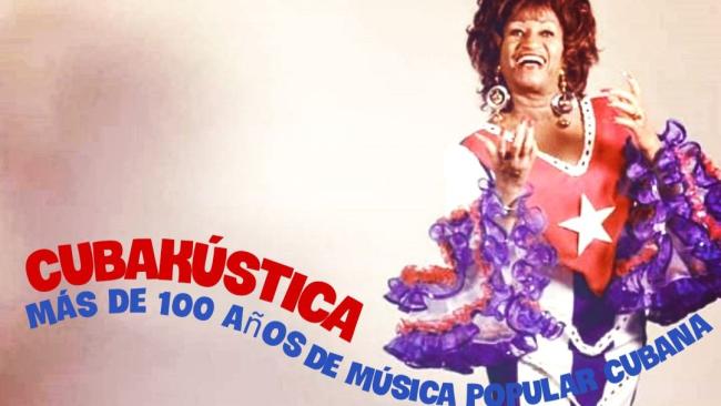 Uno de los carteles promocionales de CUBAkústica FM.