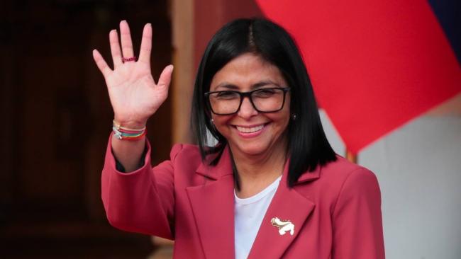 La presidenta interina de Venezuela, Delcy Rodríguez.