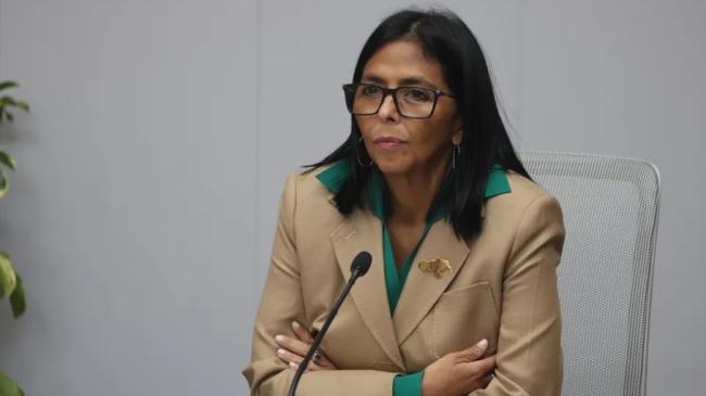 La presidenta encargada de Venezuela, Delcy Rodríguez.