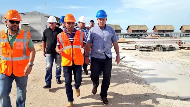 Miguel Díaz-Canel de recorrido por obras en Ciego de Ávila.
