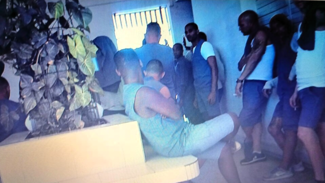 Reclusos en la prisión cubana de Guanajay, Artemisa.