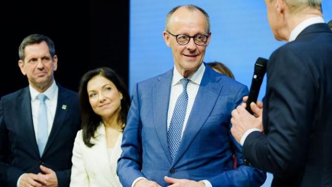 El canciller alemán Friedrich Merz este lunes.