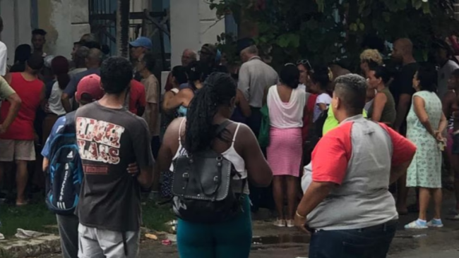 Protesta en La Habana.