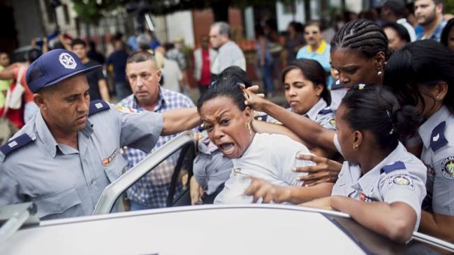 Represión en Cuba.