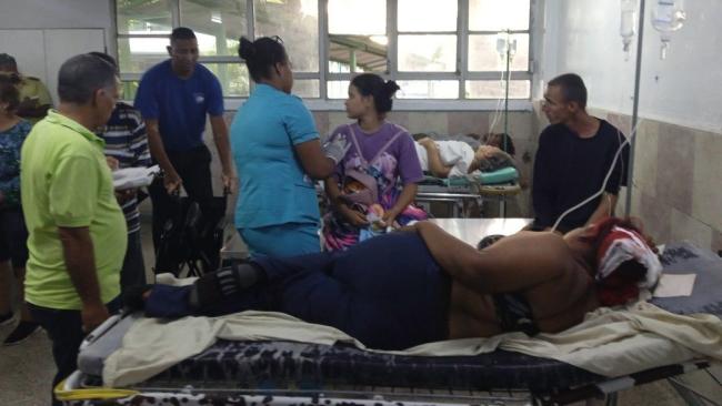 Lesionados en el accidente hospitalizados en Cienfuegos.