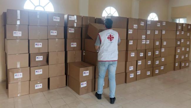 Ayuda humanitaria de EEUU distribuida por Cáritas Cuba.