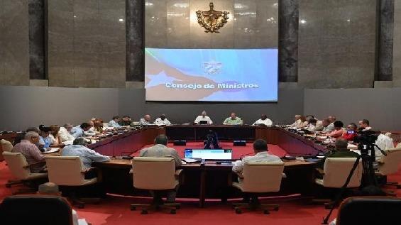 Reunión del Consejo de Ministros de Cuba.