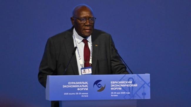 Salvador Valdés Mesa, al intervenir ante el Foro Económico Euroasiático.