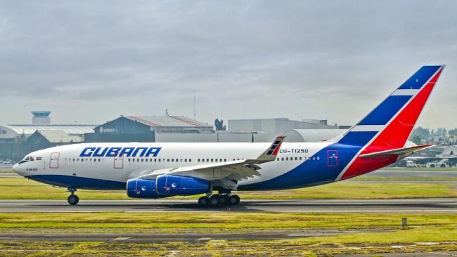 Avión de Cubana de Aviación.