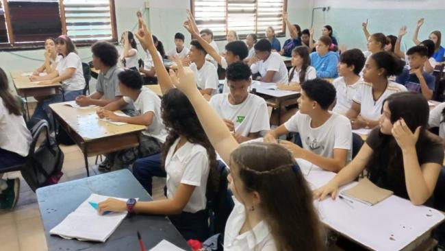 Una escuela en Cuba.