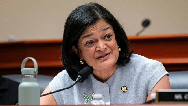La legisladora de EEUU Pramila Jayapal.